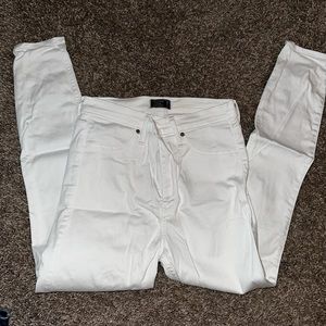 Abercrombie & Fitch White skinny jeans